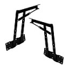 2pcs Foldable Spring Tea Table Hinge Furniture Lift Up Tool Top Mechanism Hardware Lifting Rack Shelf for Coffee Computer Tea Table Easy Installing