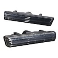 2Pcs Front Bumper Side Marker Lights Clear Smoked for BMW 7-Series E38 1995-2001