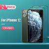 2PCS Full Cover 3D For iPhone 12 glass Screen Protector 9H For iPhone 11 Pro Max X XS XR XS Max 8 7 6 Plus SE 2020 Tempered Glass Protector