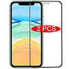 2PCS Full Cover Tempered Glass on the For iPhone 11 Pro XR X XS Max Screen Protector For iPhone 7 8 6 6s Plus SE 2020 Glass