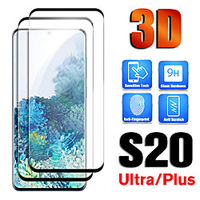 2PCS Full Glue Curved Ceramic Tempered Glass For Samsung Galaxy S20 Ultra S20 S20 Plus Screen Protector film miniinthebox