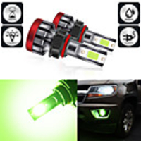 2Pcs Green Light Color Led Car Headlight Lamp Fog Lights Bulbs H8/H11 880/881 5202 9005 9006 P13W Automobile Fog Lamps Headlight
