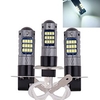 2PCS H3 H1 5630 LED High Power Replacement Fog Lamp Car Headlight Lamp Driving Daytime Running light 12V Light Source miniinthebox