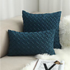2pcs Handmade Deerskin Velvet Woven Cushion Cover And Pillowcase
