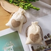 2pcs Heart Pattern Jewelry Drawstring Storage Bag miniinthebox