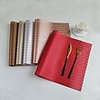 2pcs Homeware Creative Pvc Placemat Hollow Wheat Ear Hotel Western Placemat Household Waterproof And Oilproof Heat Insulation Table Mat