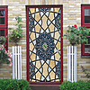 2pcs Imitation Mandala Ceramic Tile Creative Door Stickers Living Room Diy Decoration Home Waterproof Wall Stickers