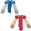 2PCS Jump Rope for Kids with Wooden Handle Adjustable Fitness Skipping Rope for Kids Children Girls Boys Adults for Fun Activity Training miniinthebox