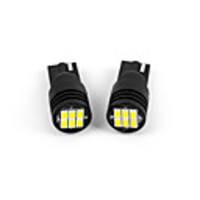 2Pcs K6-T10-W Led 2W Super Bright Car Bulbs 3020 6SMD Auto Reading Side Wedge License Plate Led Lights Lamp Vehicle White Light