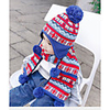 2pcs Kids / Toddler Unisex Active Flag Acrylic Hats Caps / Scarves Blue One-Size / S / M
