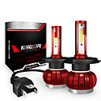 2PCS LED 3800LM Mini Car Headlight Bulbs K1-H4 Auto Lamps 6000K IP68 Waterproof