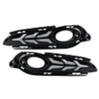 2Pcs LED Daytime Running Light 12V Day Light Turn Signal Light With Yellow Signal For Honda Vezel 2015 2016
