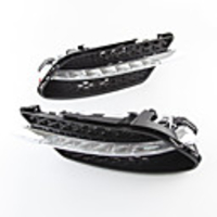 2Pcs LED Daytime Running Light Waterproof Signal Fog Lamp DRL For Mercedes-Benz W204 Sport AMG 2007-2009