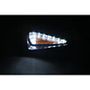 2Pcs LED Daytime Running Light With Turning Light With Yellow Turn Light Function For Toyota Camry 14-17