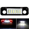 2Pcs LED License Plate Number Light Bulbs Lamp For Ford Fiesta Fusion Mondeo MK2 White Car Lights