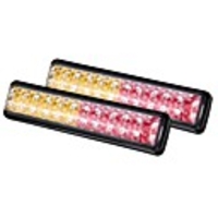 2PCS LED Tail Brake Reversing Turn Signal Lights Lamp for 12V Trailer Truck Caravan Boat