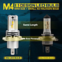 2Pcs Mini Design Car Headlight LED Bulbs Lamps H4 H11 9005 9006 LED Fog Lights 50W White Light Led Car Bulb LED Fog Lights Blubs Waterproof