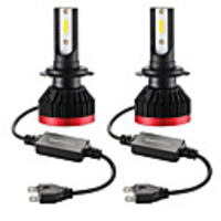 2PCS Mini Led Bulb Car Headlight H7 100W 20000LM 6000K Car Headlight IP67 Waterproof Plug and Play Perfect Quick and Easy Installation by Plugging In and Replacing Stock Bulbs