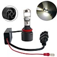 2Pcs Mini LED Headlight 12V Projector Lens Led Automatic H7 H11 H4 9005 9006 Turbo Led Light Bulb Car Motorycycle Lampada