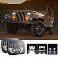 2pcs Motorcycle / Car Light Bulbs 300 W 4 LED Headlamps For universal All Models All years