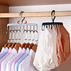 2PCS Nine Hole Magic Hanger Household Space Saving Artifact Dormitory Student Clothes Rack Organizer