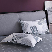 2PCS Pillowcase / Simplicity Fashion Aloe Cotton Soft Comfortable /2PCS Geometric Home Office Pillowcase /Living Room Bedroom Sofa Cushion Cover Outdoor Cushion for Patio Garden Farmhouse Bench Couch miniinthebox
