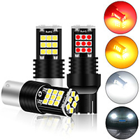 2PCS Signal Lamp P21w Led Ba15s 1156 T20 7440 W21W W21/5W Bulb 3030SMD Canbus 1157 Led Bay15d P21/5w Turn Brake Backup Light 12V miniinthebox