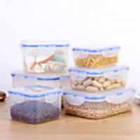 2pcs Storage Boxes Plastics Jars Boxes Daily Wear 500 ml kitchen storage