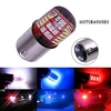2PCS Strobe Flash bulb 1157 P21/5W BAY15D Led bulb 3014 42SMD Lighting bulb Car Tail Reverse Brake Stop Light 12V Strobe Red miniinthebox