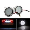 2Pcs Super Bright White Light 18-LED Under Side Mirror Puddle Lights For Ford F-150 Edge Mondeo Explorer Taubus F-150 Heritage Waterproof Car Signal Lamp