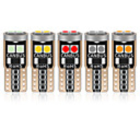 2PCS T10 LED W5W LED canbus car interior light 194 501 6 SMD 3030 LED Instrument Lights bulb Wedge light no error 12V 6000K