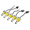 2PCS T15 W16W 7743 7740 T20 1157 BAY15D 3157 3156 1156 BA15S 9-SMD LED Bulbs Reverse Backup Turn Brake Lights White with Lens