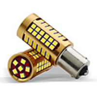 2pcs t20 7440 CANBUS P21W led PY21W 1156 BAU15S BA15S Auto Turn signal Light 3030 Chips 78 LED Car Reserve Lamps red white AMber