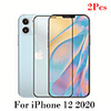 2PCS Tempered Glass For iPhone 12 11 Pro Max Glass Screen Protector 9H Premium Tempered Glass For iPhone X XS XSR XS MAX SE 2020 8 7 6 Plus Protective Film