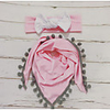 2pcs Toddler / Infant Unisex Active Solid Colored Nylon Hair Accessories Blushing Pink / Gray One-Size