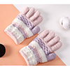 2pcs Toddler Unisex Active Color Block Knitted Knitwear Gloves Blushing Pink / Gray One-Size