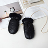 2pcs Toddler Unisex Active Solid Colored Wool Blends Gloves Black / Blushing Pink / Wine One-Size