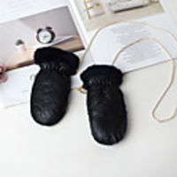 2pcs Toddler Unisex Active Solid Colored Wool Blends Gloves Black / Blushing Pink / Wine One-Size