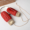 2pcs Toddler Unisex Basic Solid Colored Gloves Black / Red / Yellow One-Size