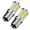 2PCS Top Lens Design BAY15D 1157 LED Brake Turn Signal Light 9W 720LM LED Stop Light White
