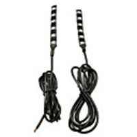 2pcs Universal Amber 6 LED Motorcycle Strip Turn Signal Indicator Blinker Light