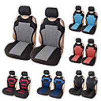 2PCS Universal Car Seat Covers - Front Seat Covers Mesh Sponge Interior Accessories T Shirt Design - for Car/Truck/Van