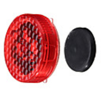2pcs Universal Wireless LED Car Door Opening Warning Light Safety Flash Signal Lamp Anti-collision Red 2PCS