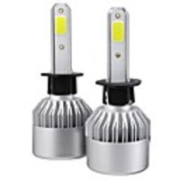2Pcs Upgrated Super Bright S2 COB LED Car Headlights Bulbs H1 H3 H4 H7 H8 H9 H11 H13 880 881 9004 9005 9006 9007 9012 288W 28800LM 6500K White Waterproof