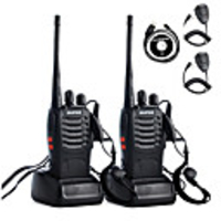 2PCS Walkie Talkie Baofeng BF-888S 2800mAh 16CH UHF 400-470MHz Baofeng 888S Ham Radio HF Transceiver Amador Portable Intercoms Super Sound QualityHeadphone programming cable hand microphone