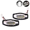 2Pcs White Canbus LED Number License Plate Light Lamp For HONDA CIVIC CITY LEGEND ACCORD