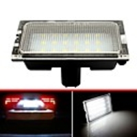 2pcs White Light LED license Number Plate Light Lamp For Land Rover Discoverer LR3 LR4 L319 Freelander 2 L320