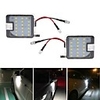 2pcs White Light Two Sides Rear View Mirror LED Puddle Lights For Ford Focus C-max Kuga Escape Mondeo
