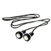 2pcs Wire Connection Motorcycle / Car Light Bulbs 3 W 100 lm 1 LED Daytime Running Lights / Tail Lights For Toyota / Benz / Honda General Motors All years