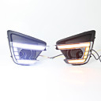 2Pcs With Yellow Turning Signal Waterproof Car DRL 12V LED Daytime Running Light Brake Lights For Mazda CX-5 CX5 2015-2016